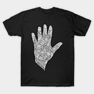 HennaHandWhite T-Shirt